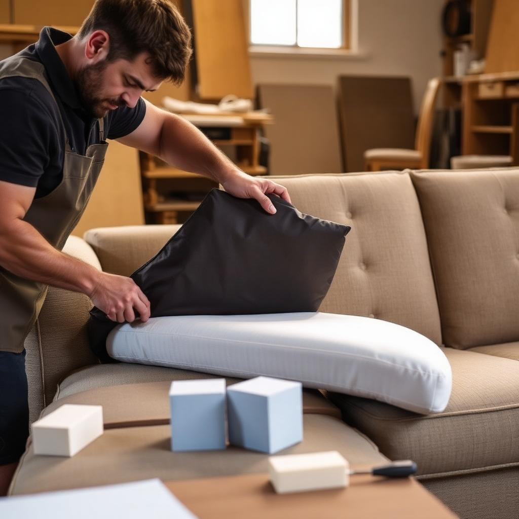 Cushion and foam replacement service